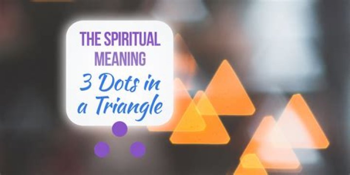 What does 3 dots in a triangle mean?