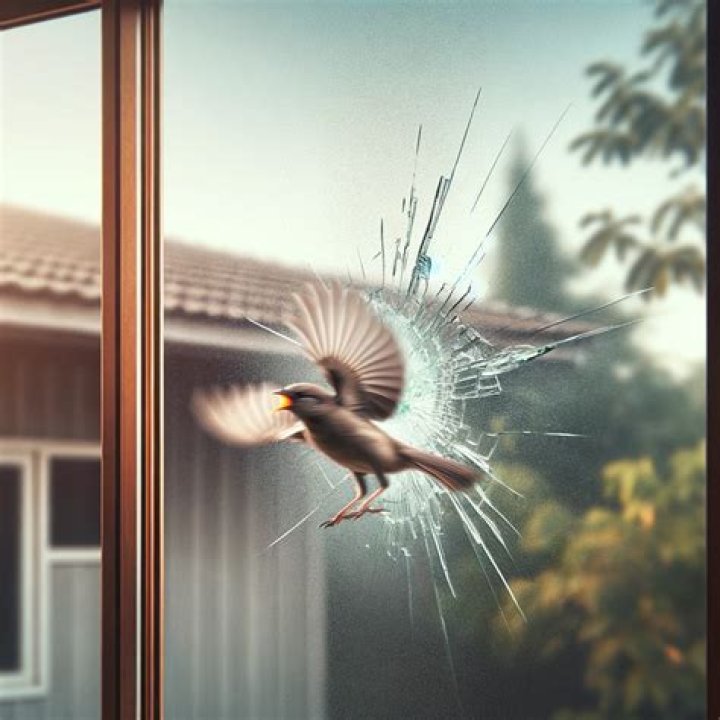What does a bird tapping on the window mean?
