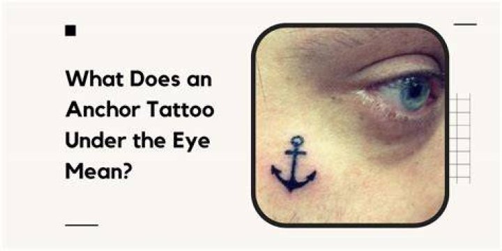 What does a dot tattoo under the eye mean?
