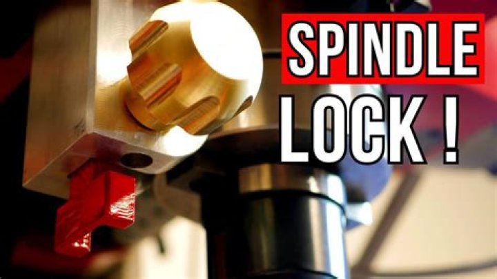 What does a spindle lock do?