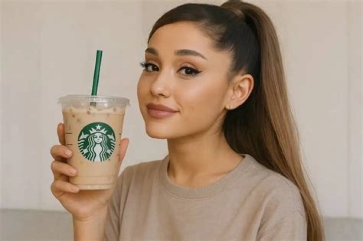 What does Ariana Grande get a Starbucks?