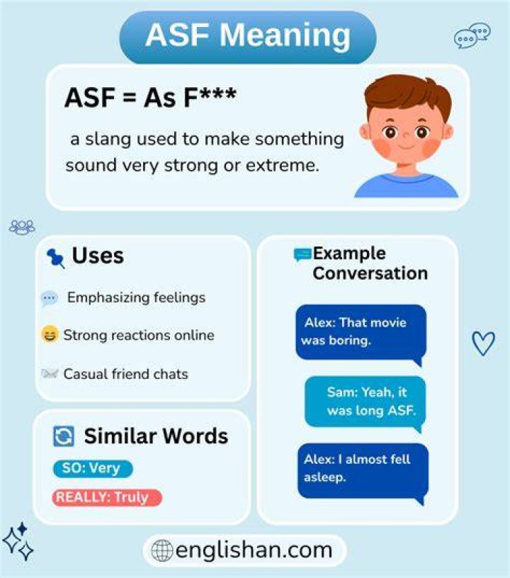 What does ASF means in chat?