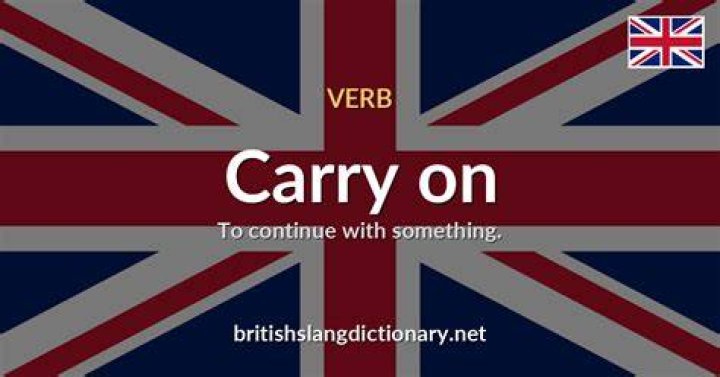 What does carry mean slang?