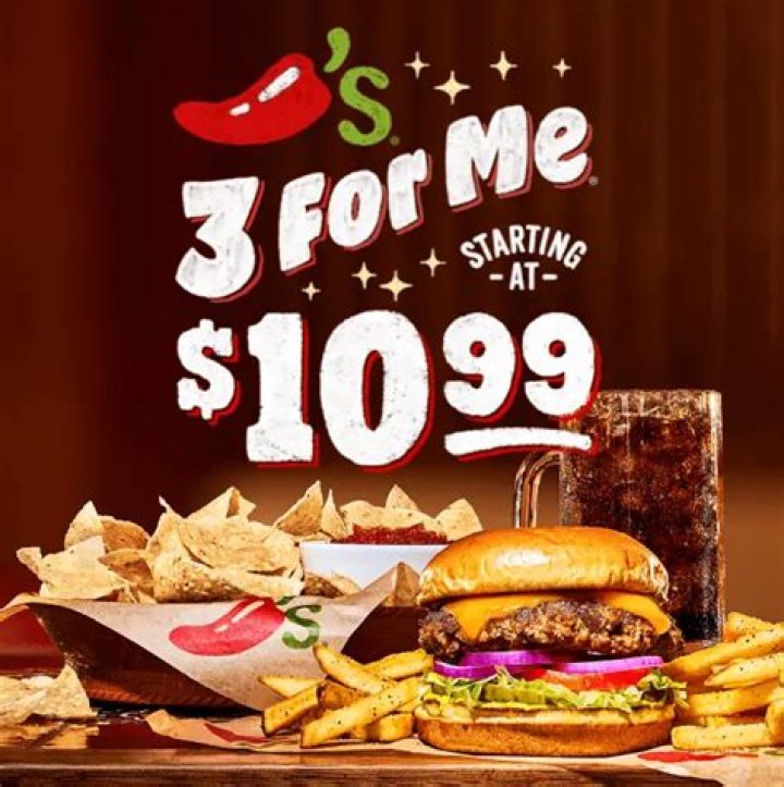 What does Chili’s 3 for 10 include?