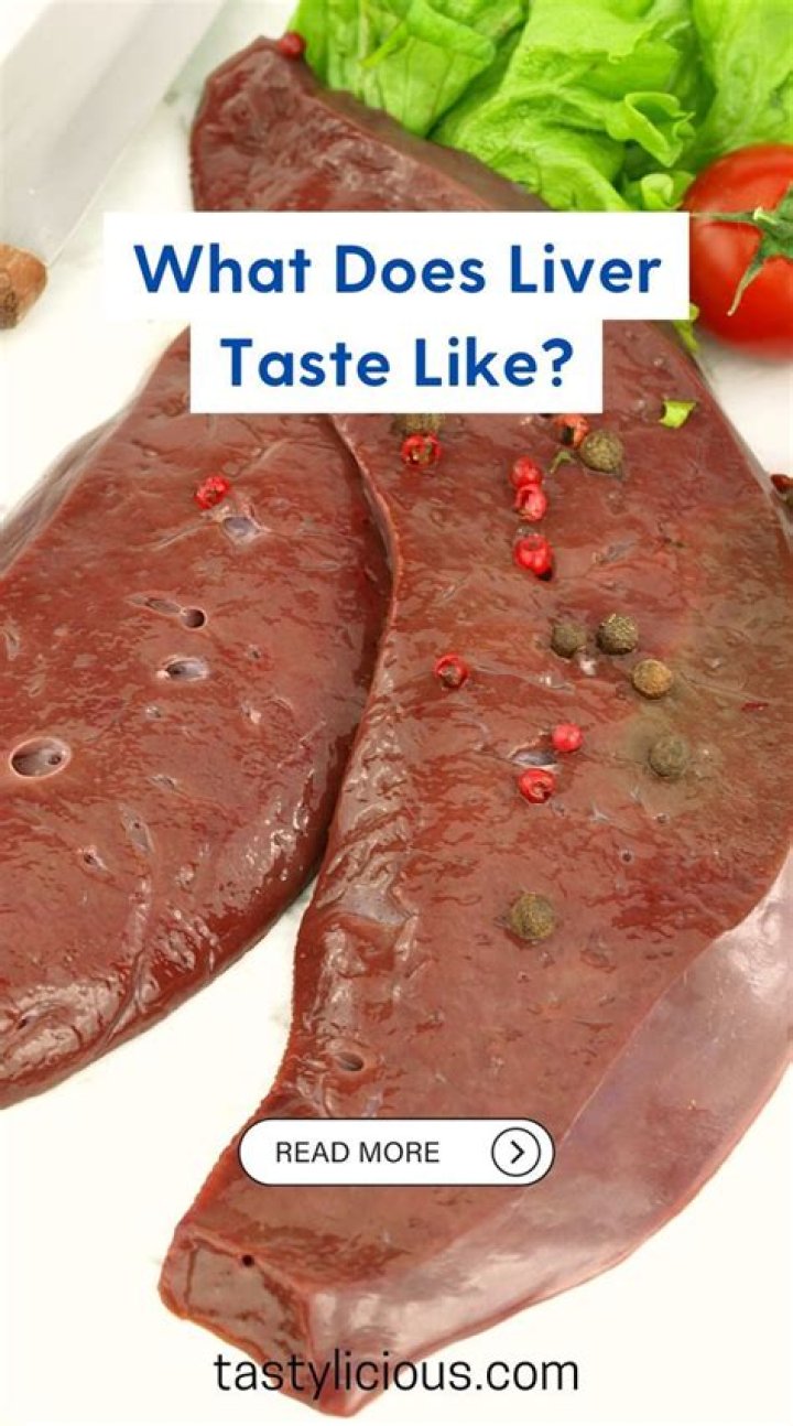 What does cooked liver taste like?