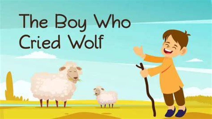 What does crying wolf mean in the story of the boy who cried wolf?