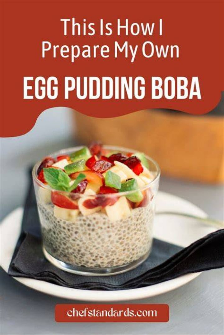 What does egg pudding in boba taste like?