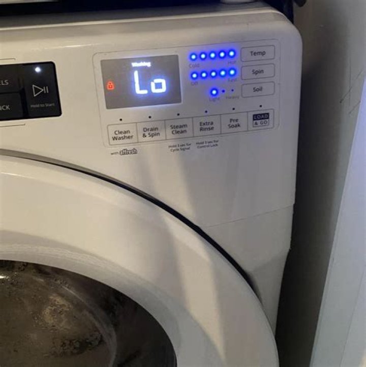 What does FL Lo mean on Maytag washer?