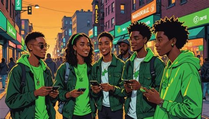 What does green mean in slang?