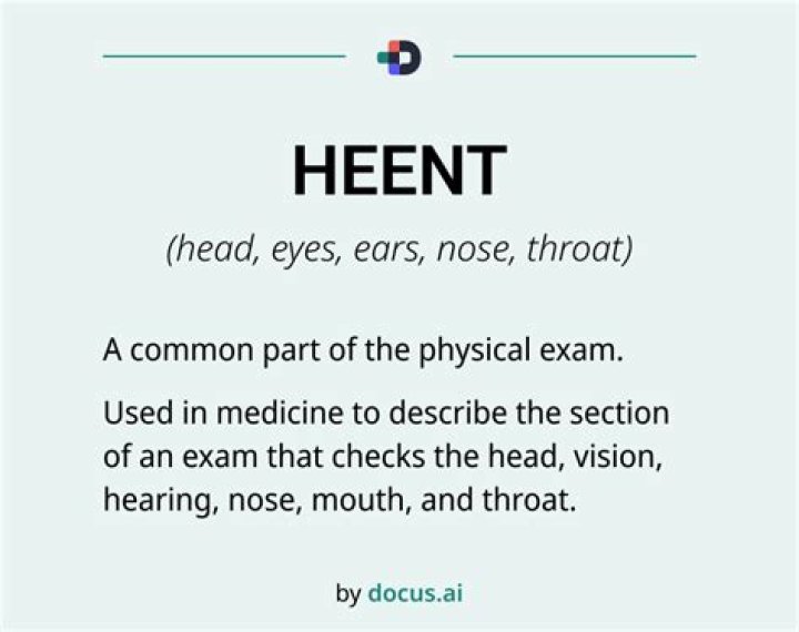 What does Heent stand for in medical terms?