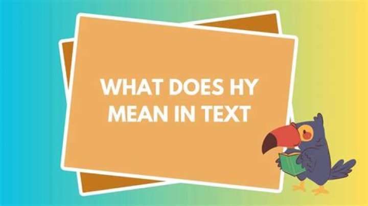 What does IIY mean in text?