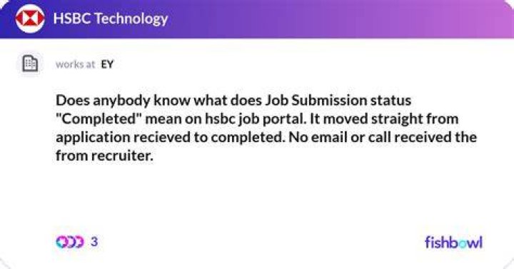 What does job submission status mean?