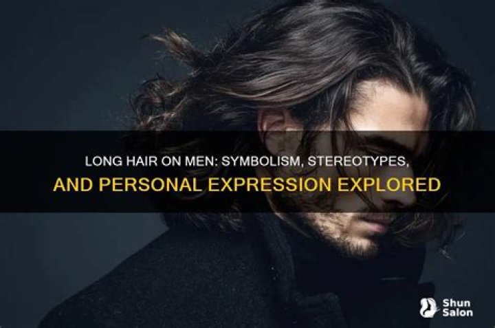 What does long hair say about a man?