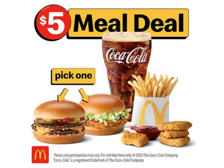 What does McDonald’s 4 for 4 include?