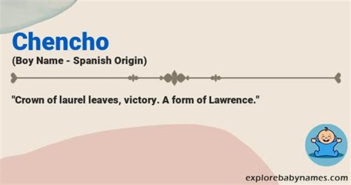 What does name chencho mean?