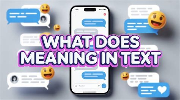What does o mean in a text?