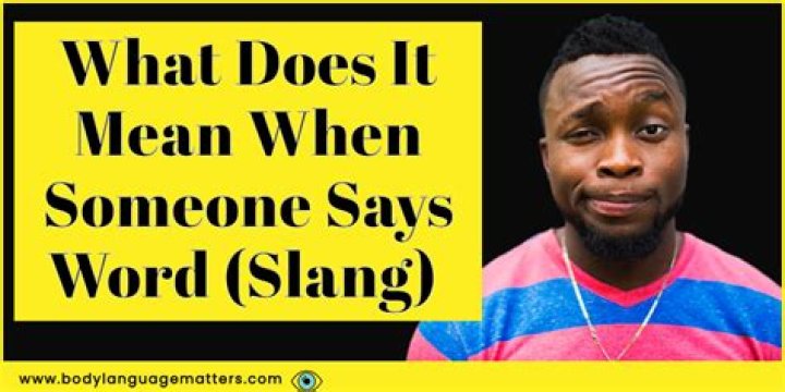 What does OH word mean in slang?