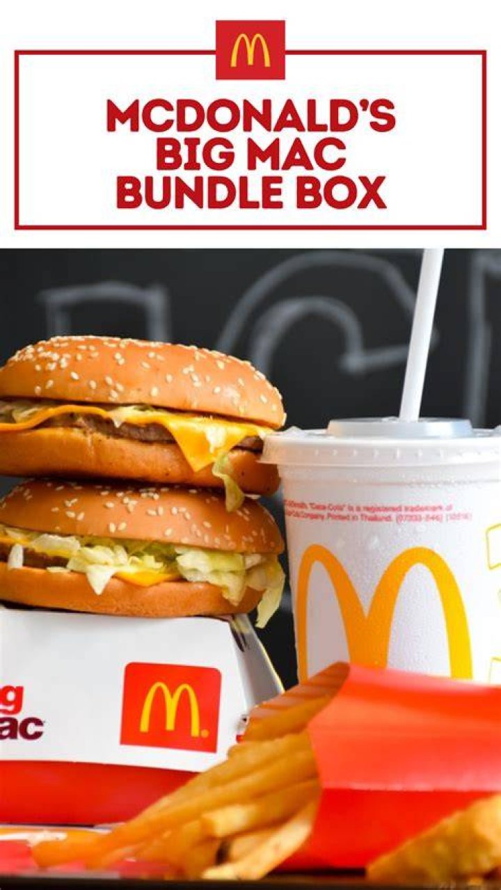 What does the Big Mac Bundle Box come with?