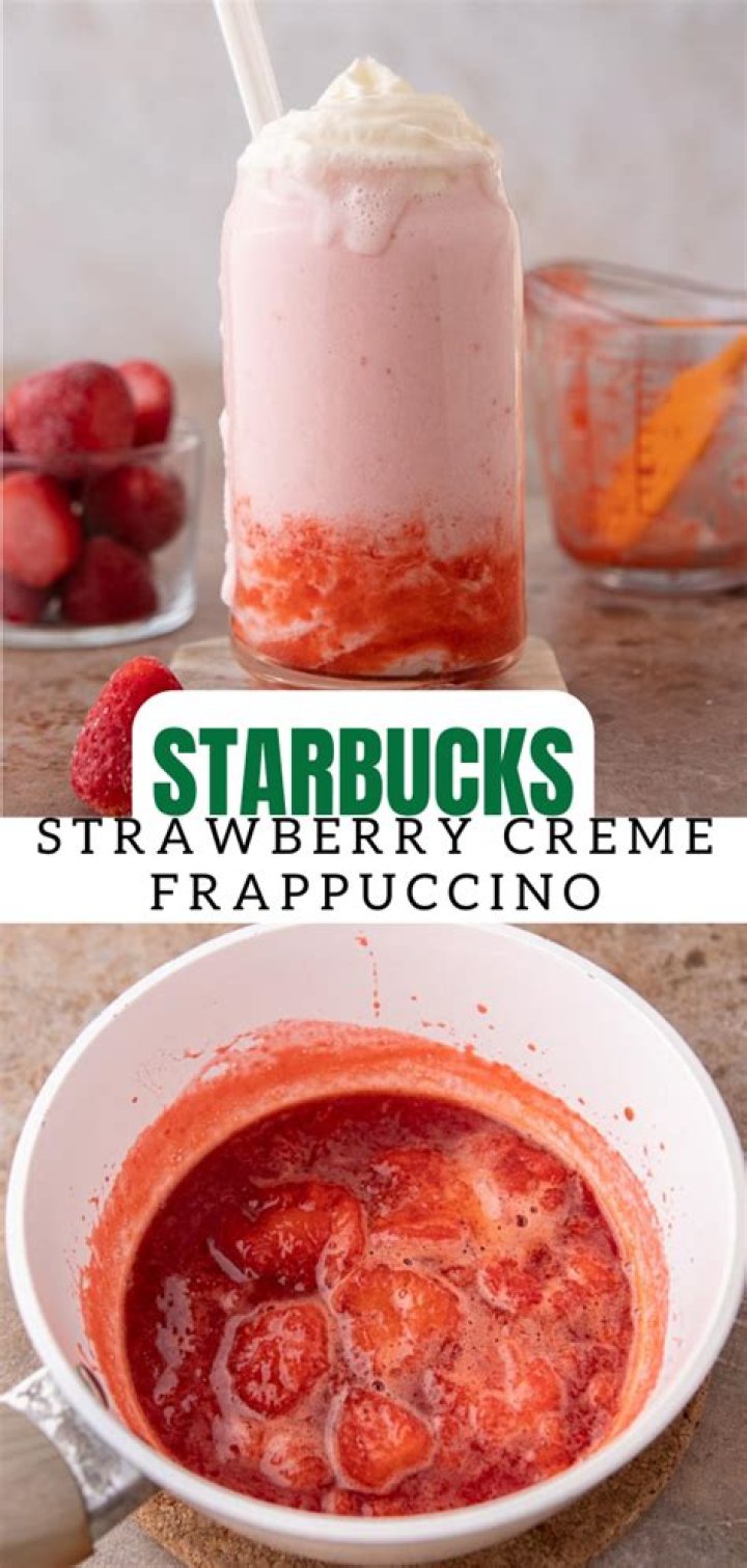 What does the strawberry Creme Frappuccino taste like?