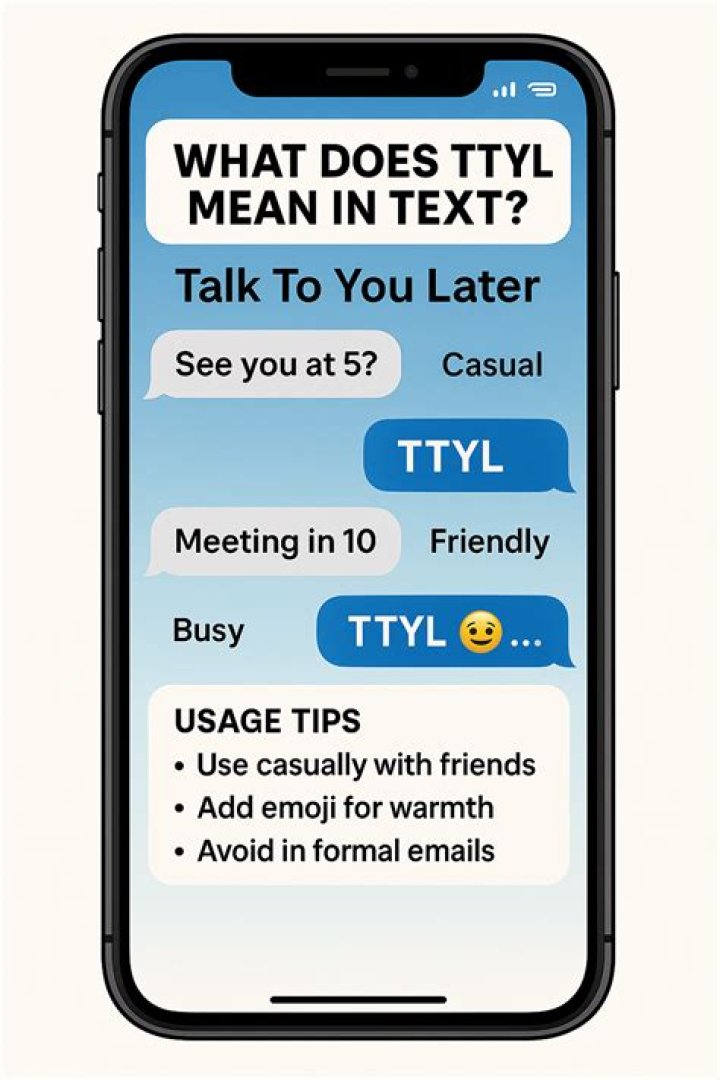 What does TTLY mean in texting?