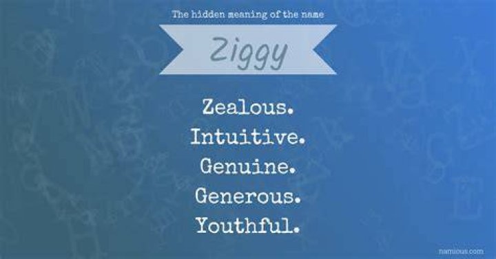 What does Ziggy name mean?