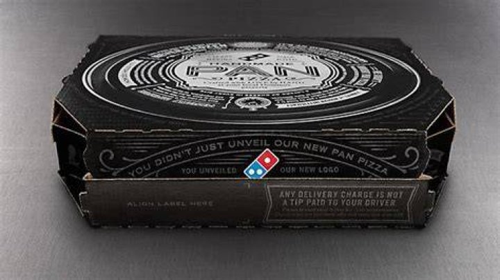What Domino’s pizza comes in a black box?
