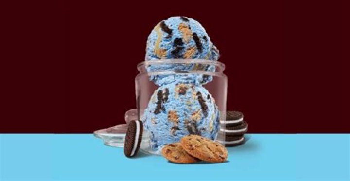 What flavor is Braums Cookie Monster ice cream?