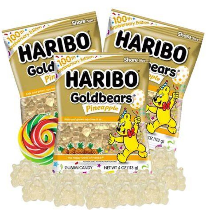 What flavor is white gummy bear?