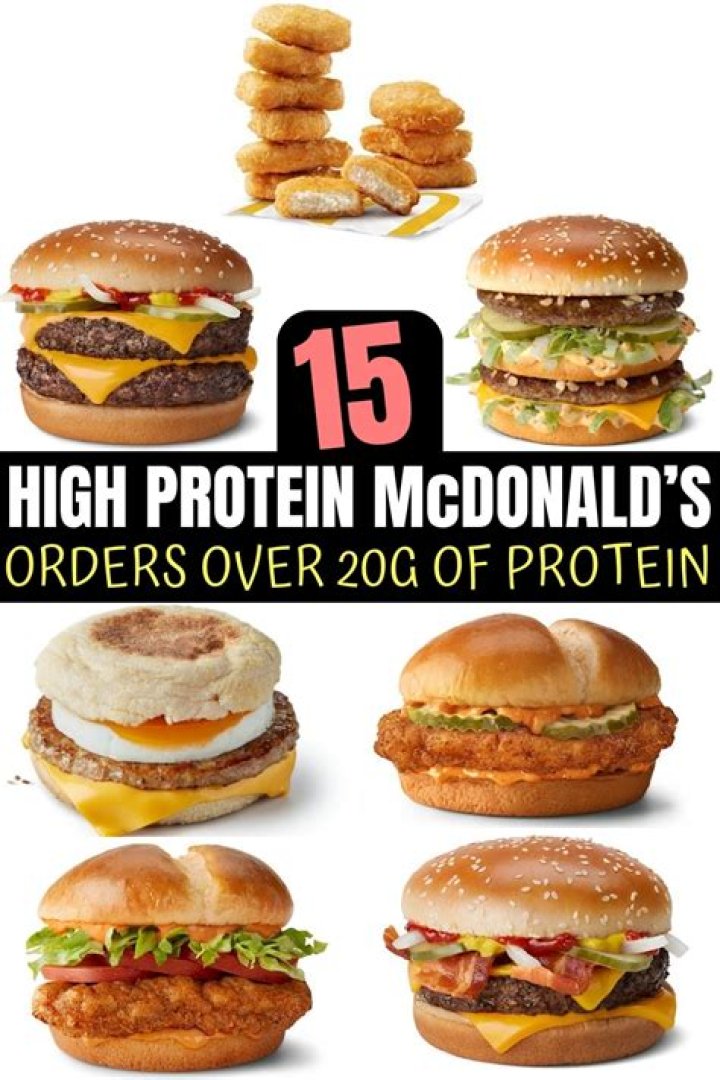 What food at mcdonalds has the most protein?