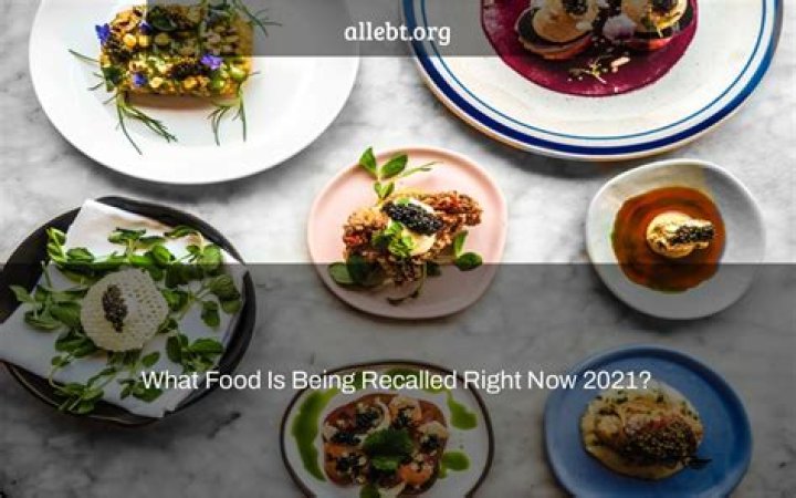 What food is being recalled right now 2021?