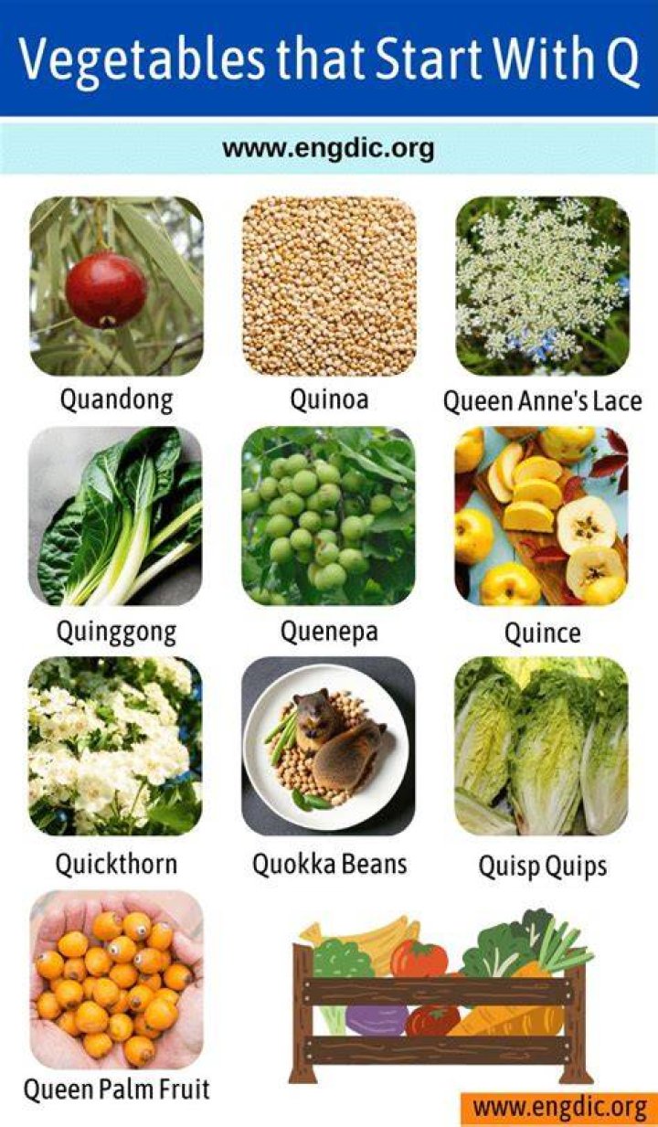 What fruit and veg starts with Q?