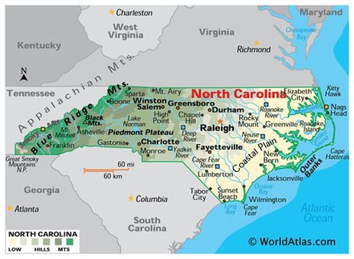 What fruit is North Carolina known for?