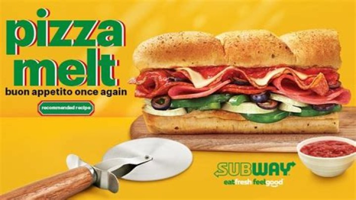 What goes on the Subway melt?