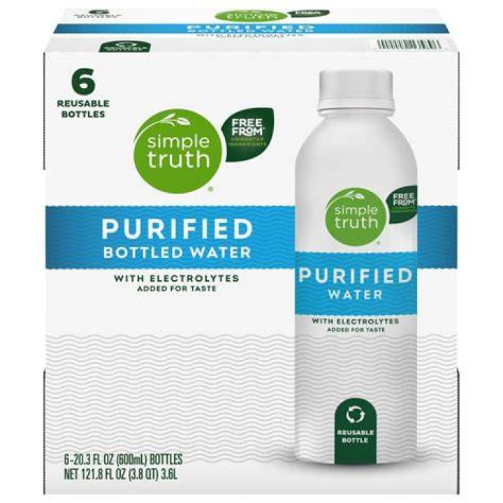 What happened to Kroger simple truth water?