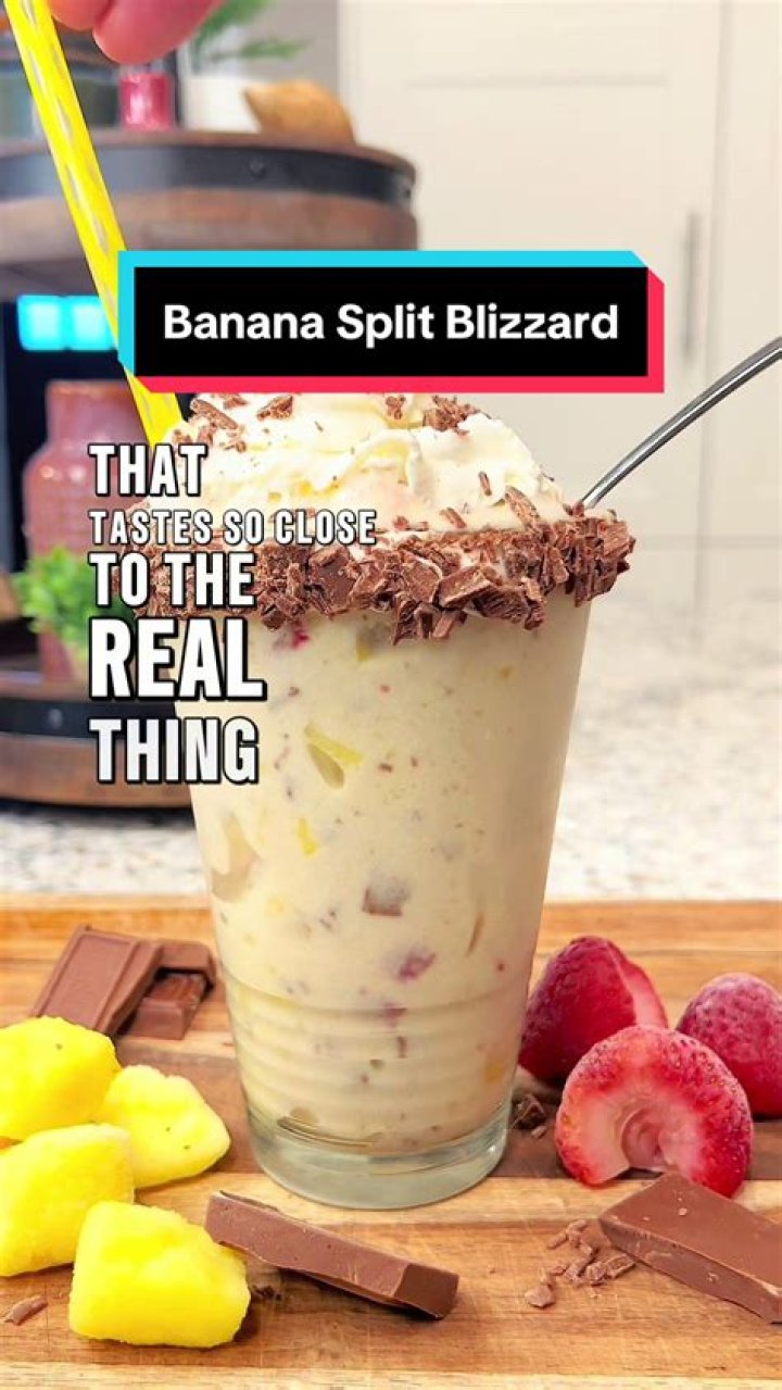 What happened to the Banana Split blizzard?