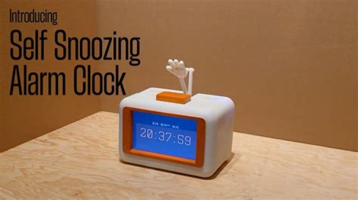 What happens when you press snooze on an alarm clock?