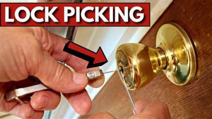 What household items can you pick a lock with?