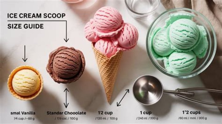 What is 1 serving of ice cream?