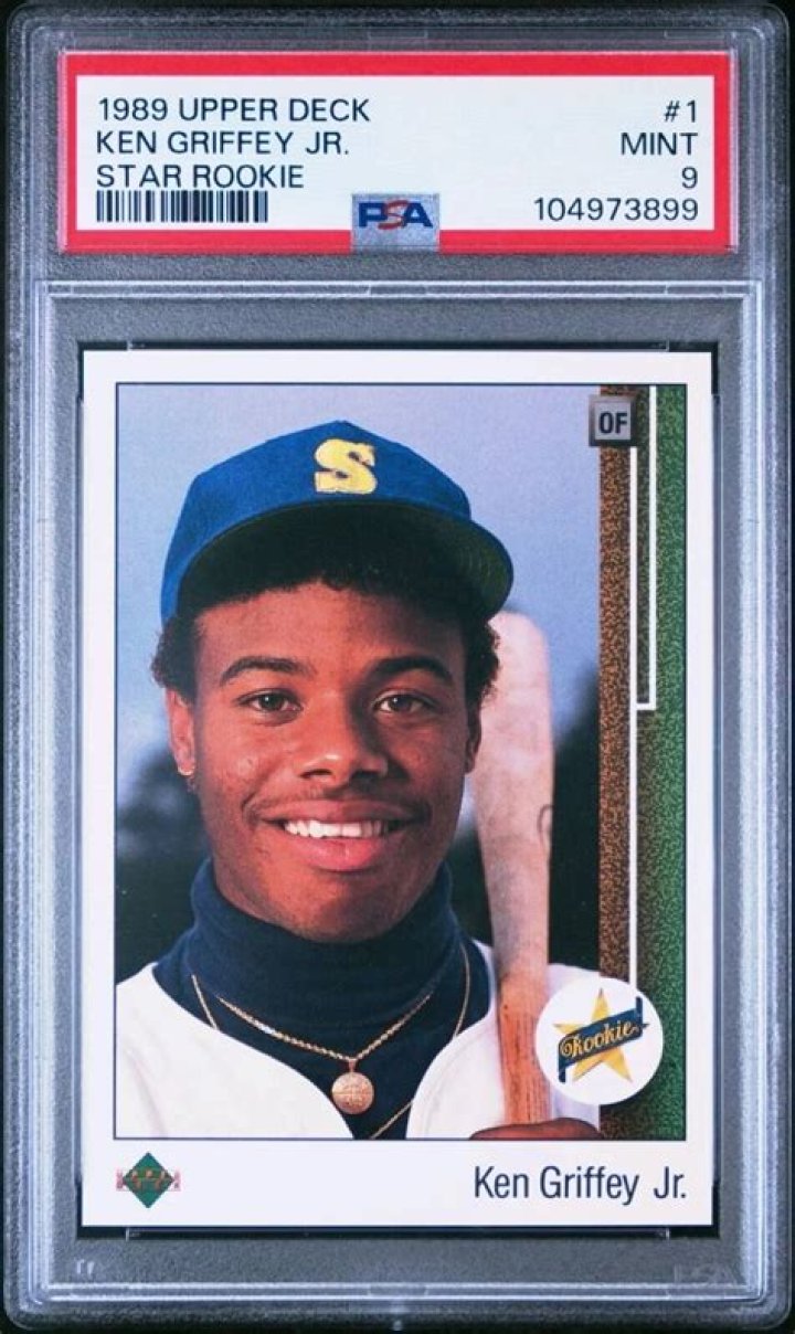 What is a 1989 Ken Griffey Jr Upper Deck rookie card worth?