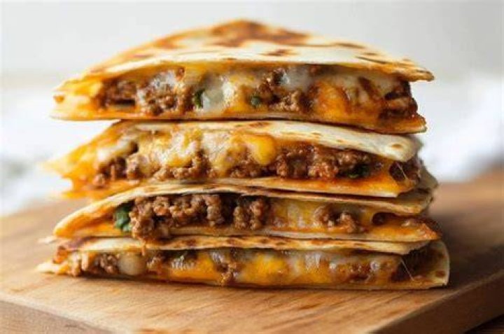 What is a beefy mini quesadilla?