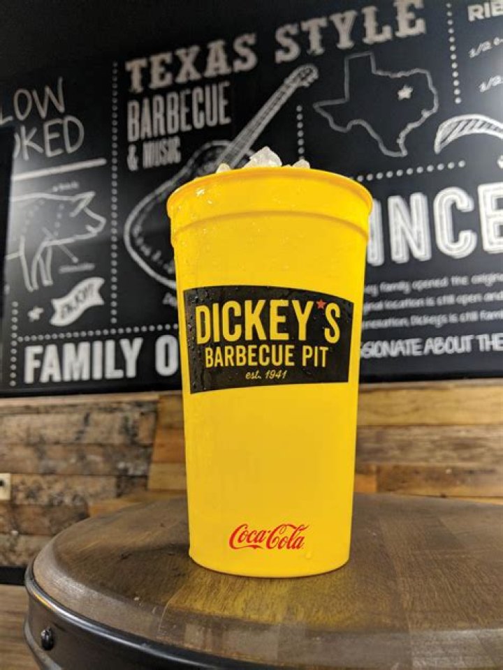 What is a Dickeys Big Yellow Cup?