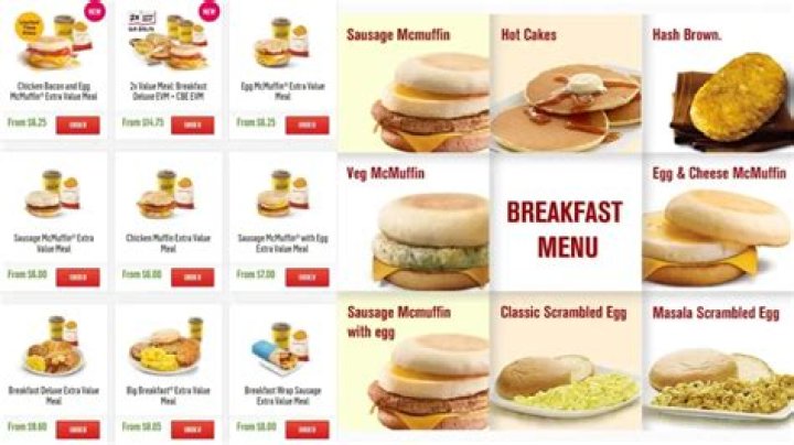 What is a number 7 at McDonald’s breakfast?