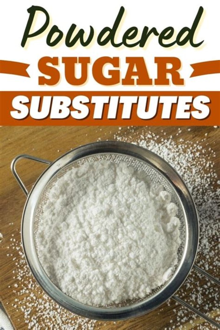 What is a replacement for confectioners sugar?