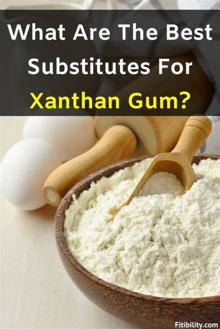 What is a substitute for xanthan gum?