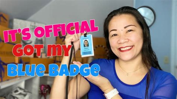 What is an Amazon blue badge?