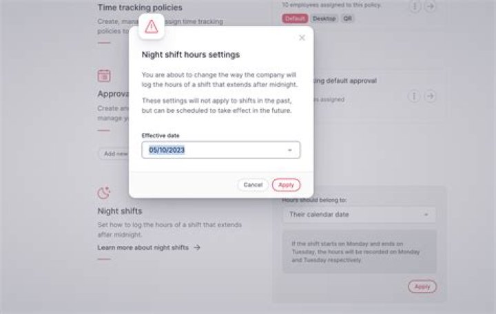 What is an overnight shift?