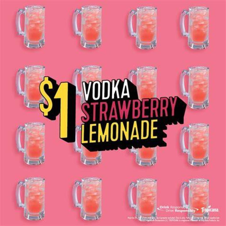 What is Applebee’s $1 drink this month?
