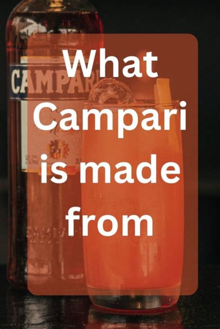 What is Campari made out of?