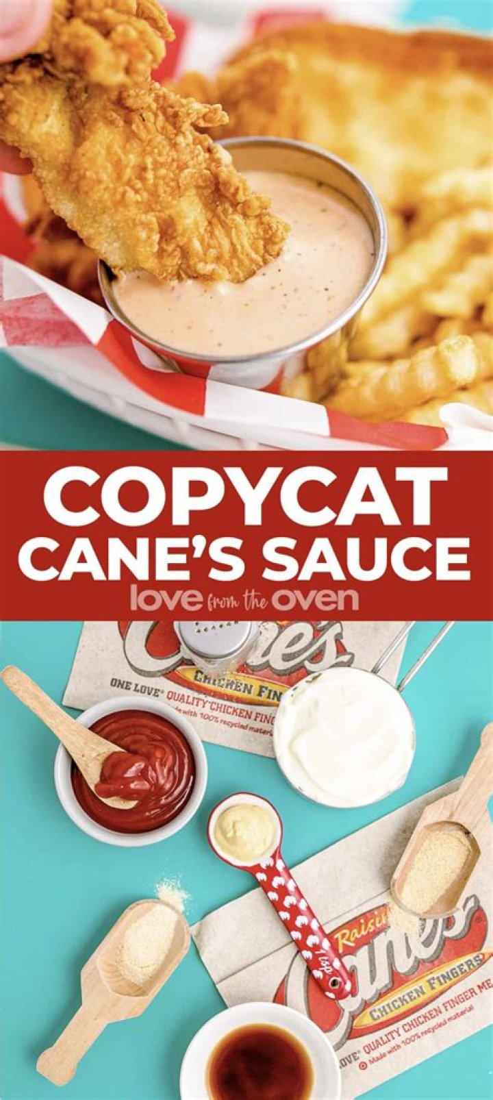 What is Cane’s sauce made of?
