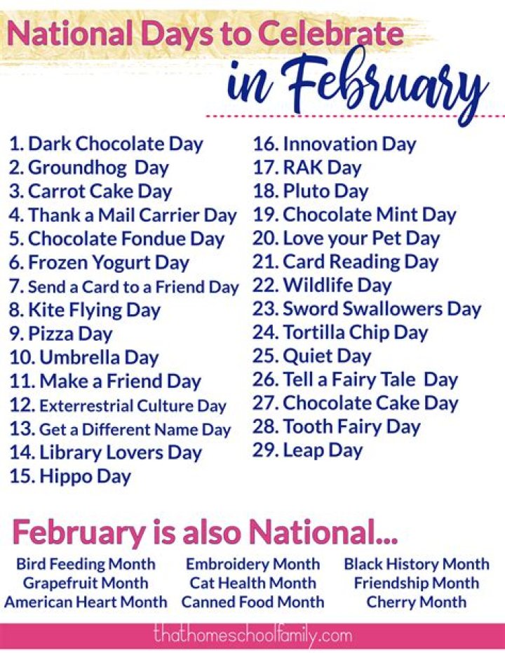 What is celebrated on February 18th?